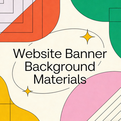 Website Banner Background Materials
